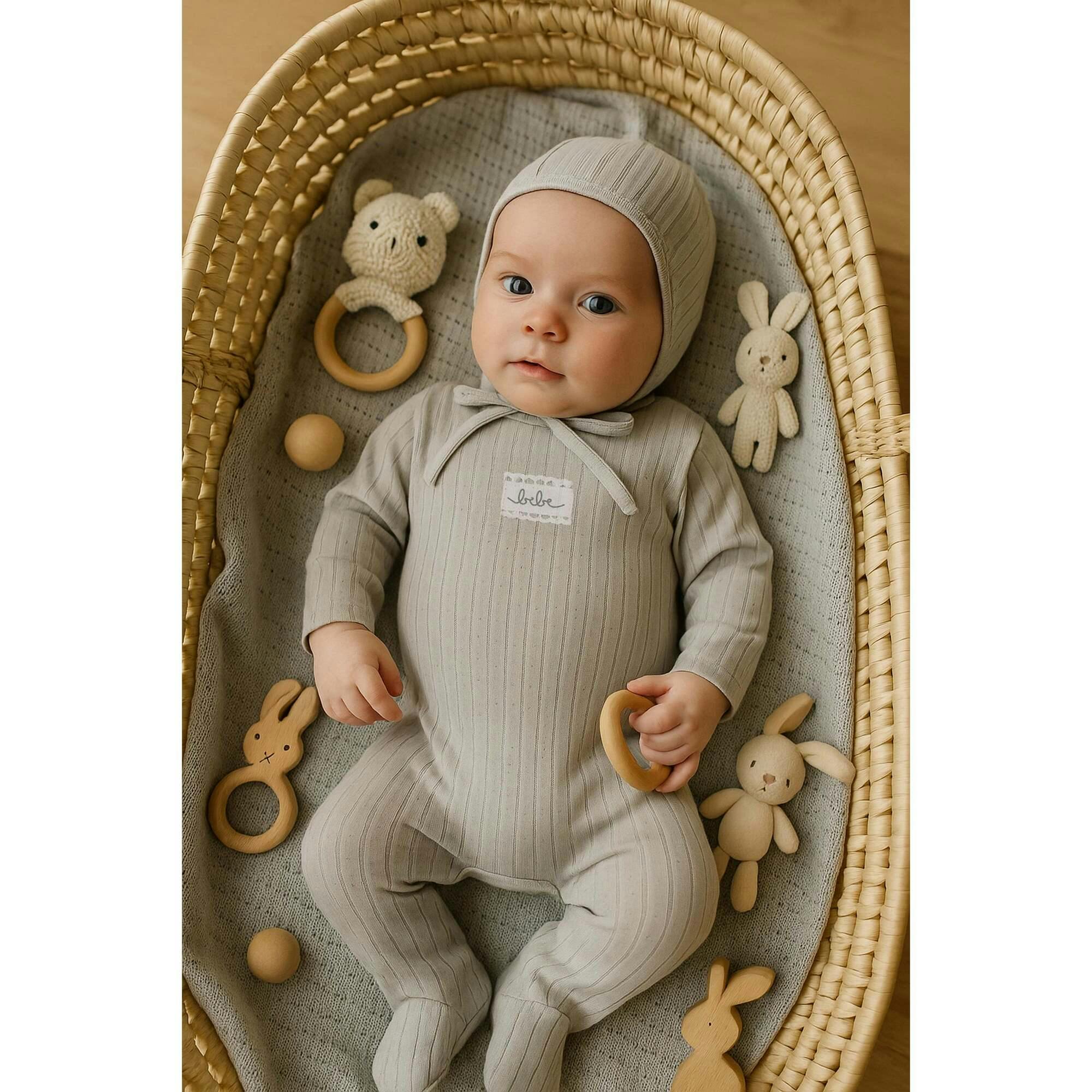Bebe Pointelle Footie