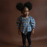 Baby Juniper Embroidered Ruffle Collar Long Sleeve Romper