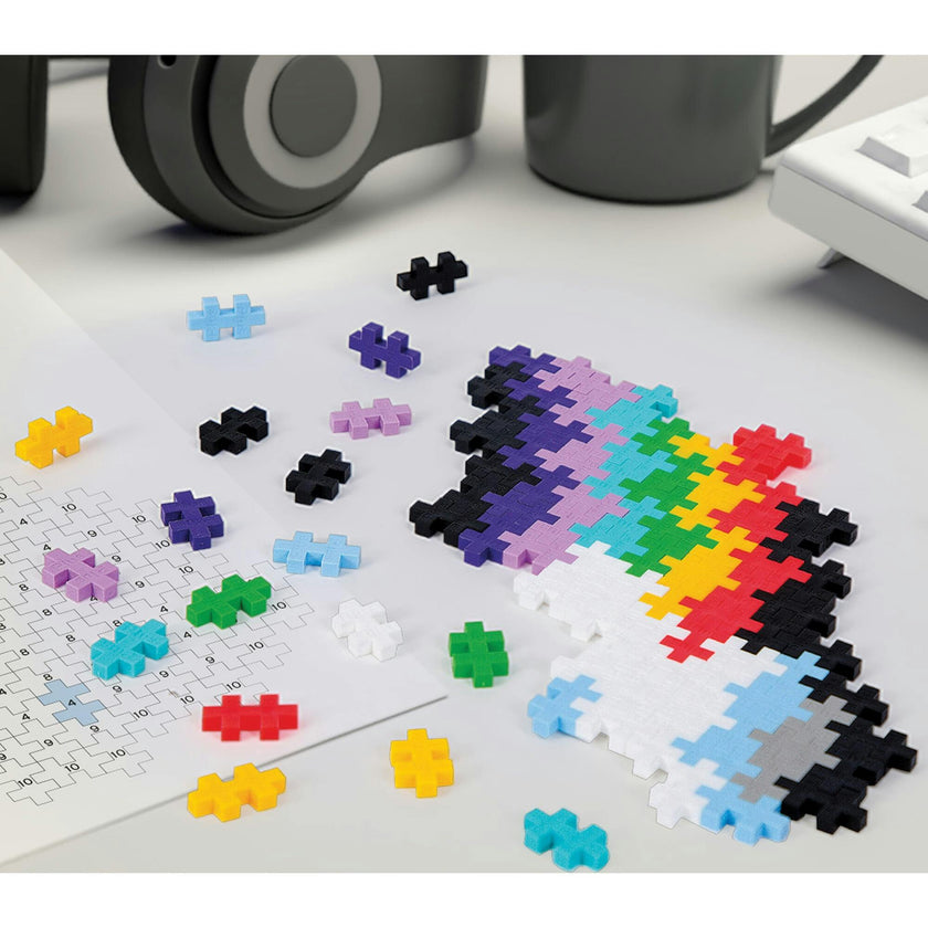 Plus-Plus: Puzzle by Number - Rainbow - 500 Pieces