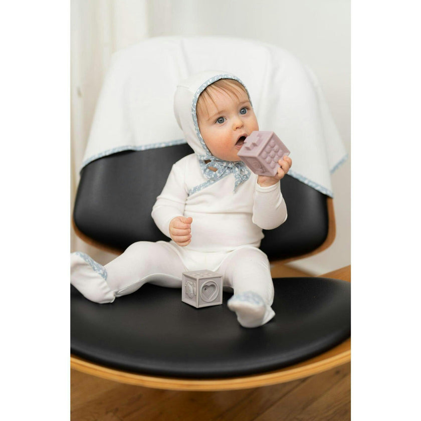 Speckled Wrap Footie
