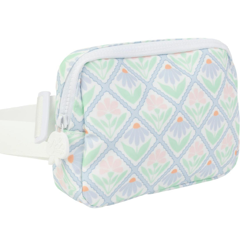 The Crossover Belt Bag in Pastel Floral