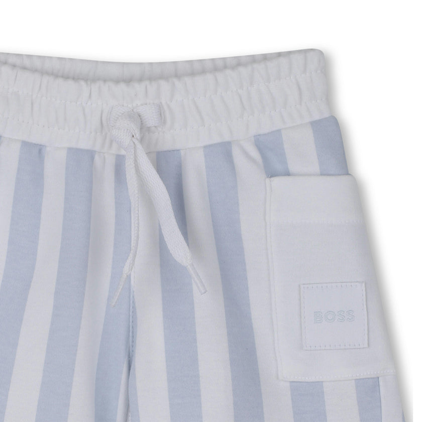 Light Blue Striped Baby Set