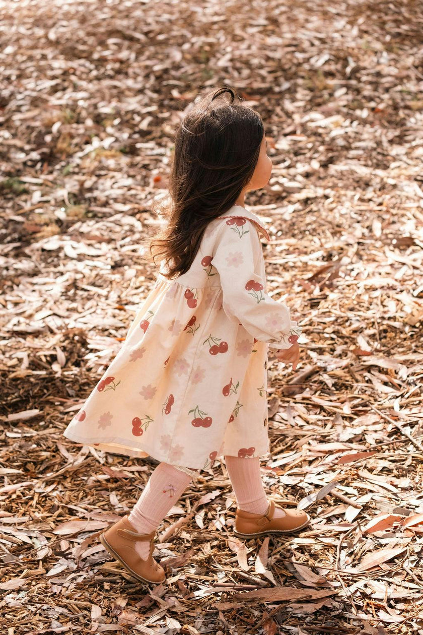 Clementine Dress in Cherry Bloom