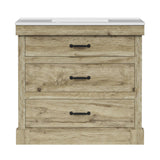Teamson Home Donovan 36" Single Bathroom Vanity with Two Drawers