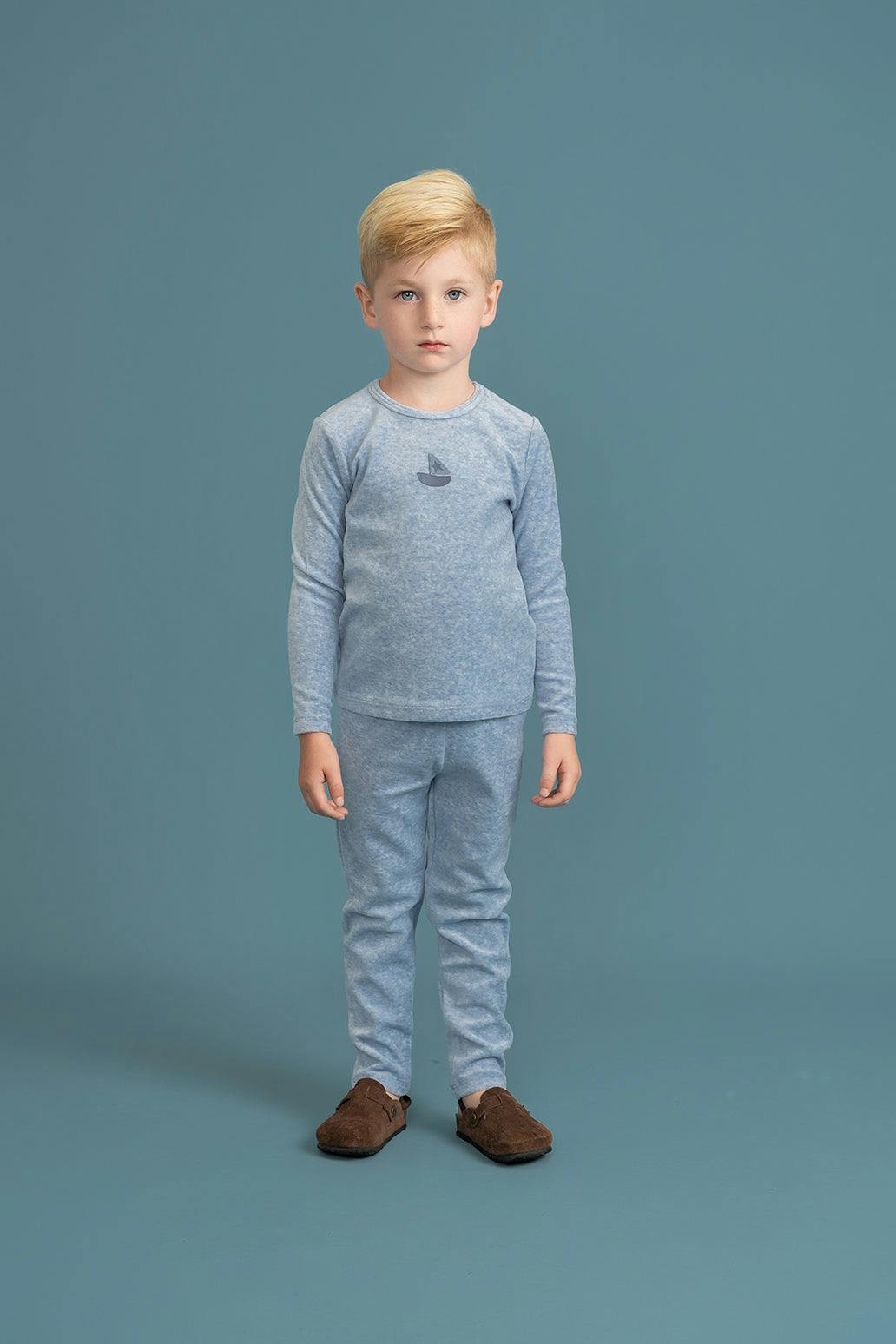 Boat Print 2Pc Set