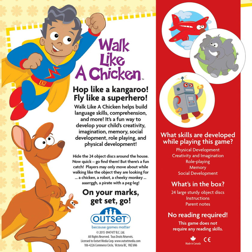Walk Like a - A Preschool Activity Game of Hide-and-Seek