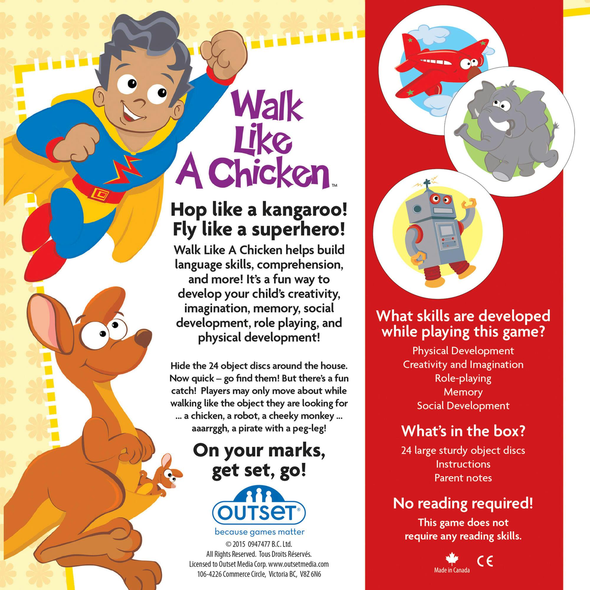 Walk Like a - A Preschool Activity Game of Hide-and-Seek