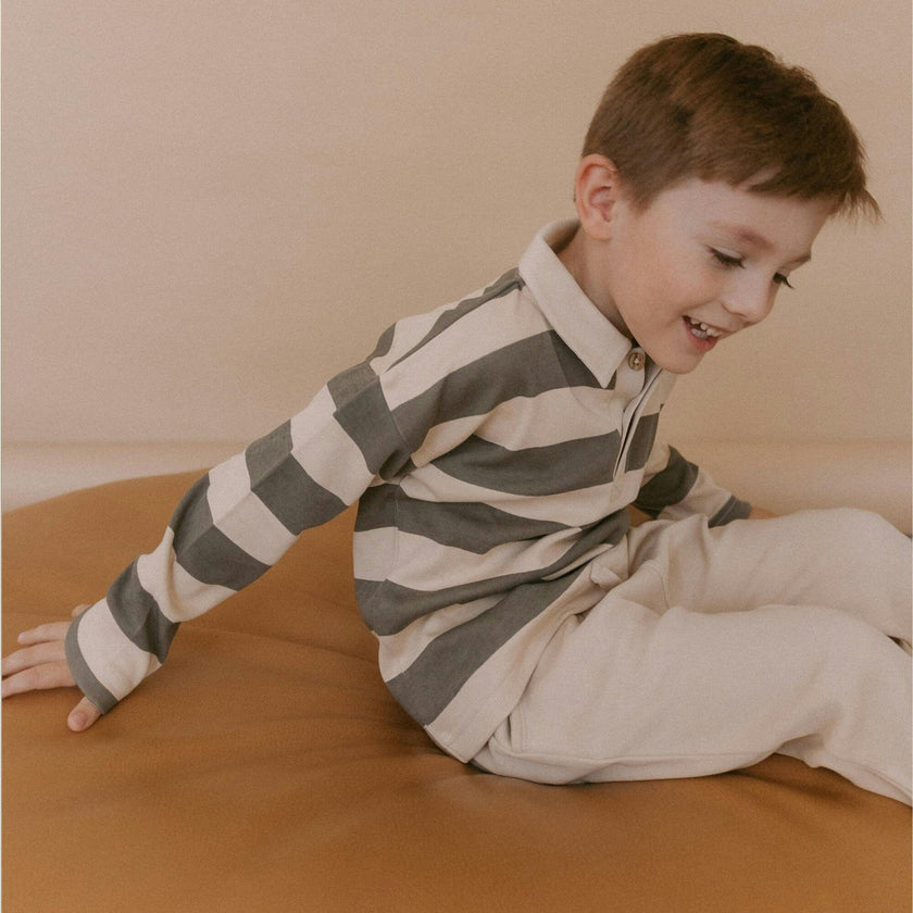Organic Long Sleeve Polo