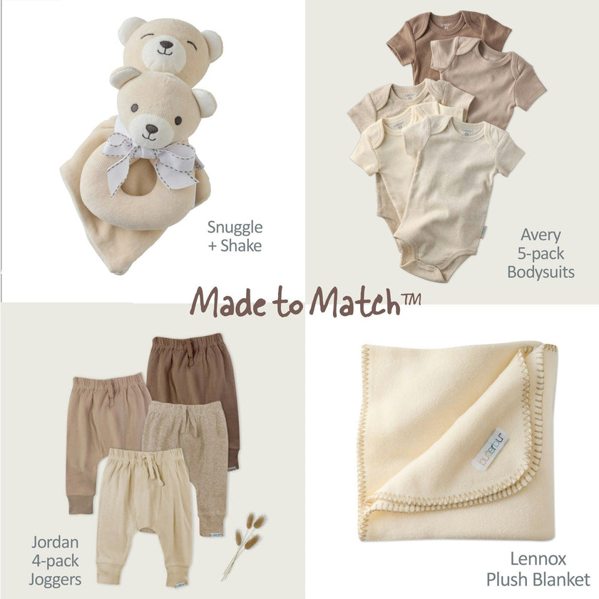 LENNOX Ultra Luxe Plush Baby Blanket