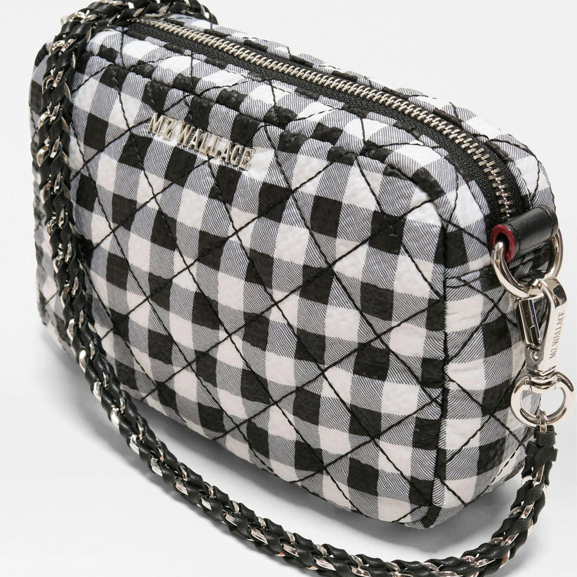 Black/White Gingham Mini Crosby