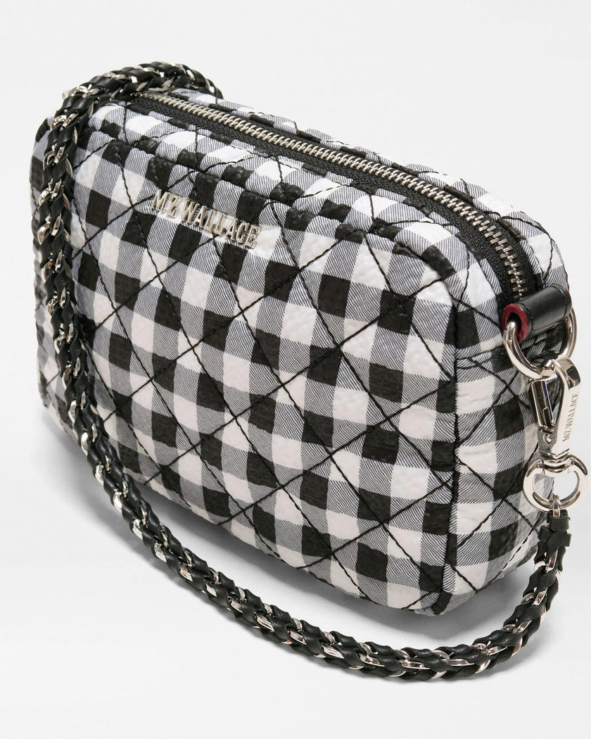 Black/White Gingham Mini Crosby