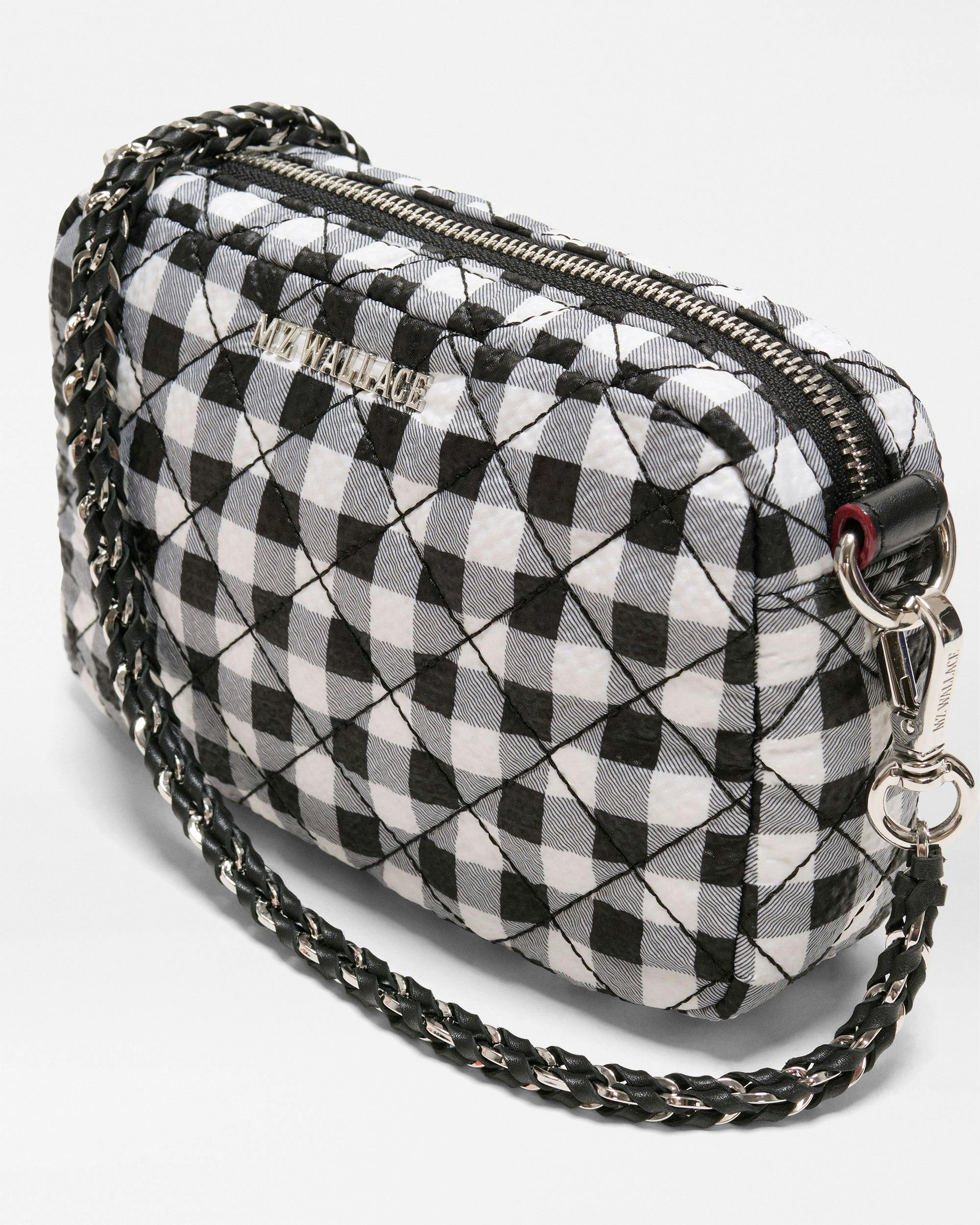 Black/White Gingham Mini Crosby