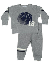 Baby Varsity Number Set - Heather