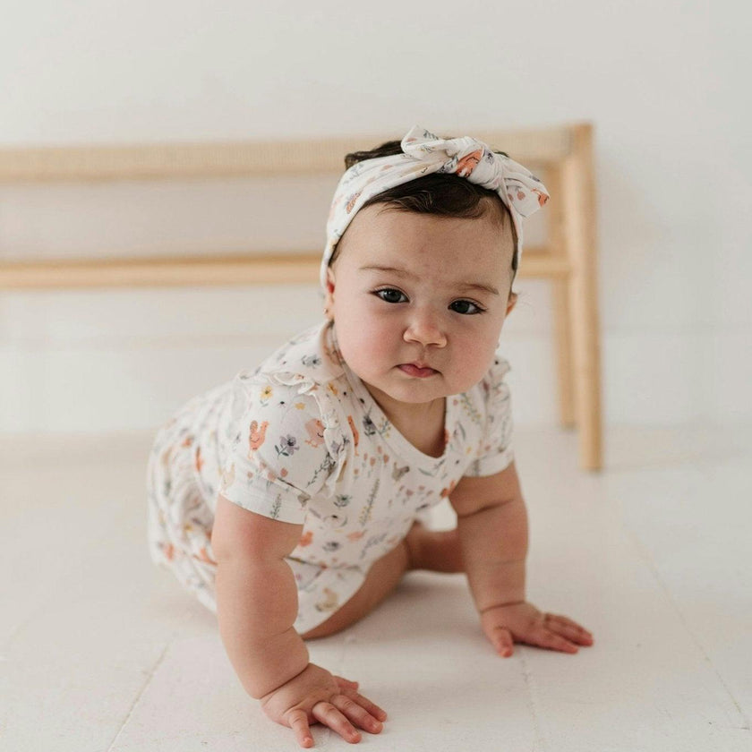 Girl's Short Sleeve Bodysuit Dress Set
