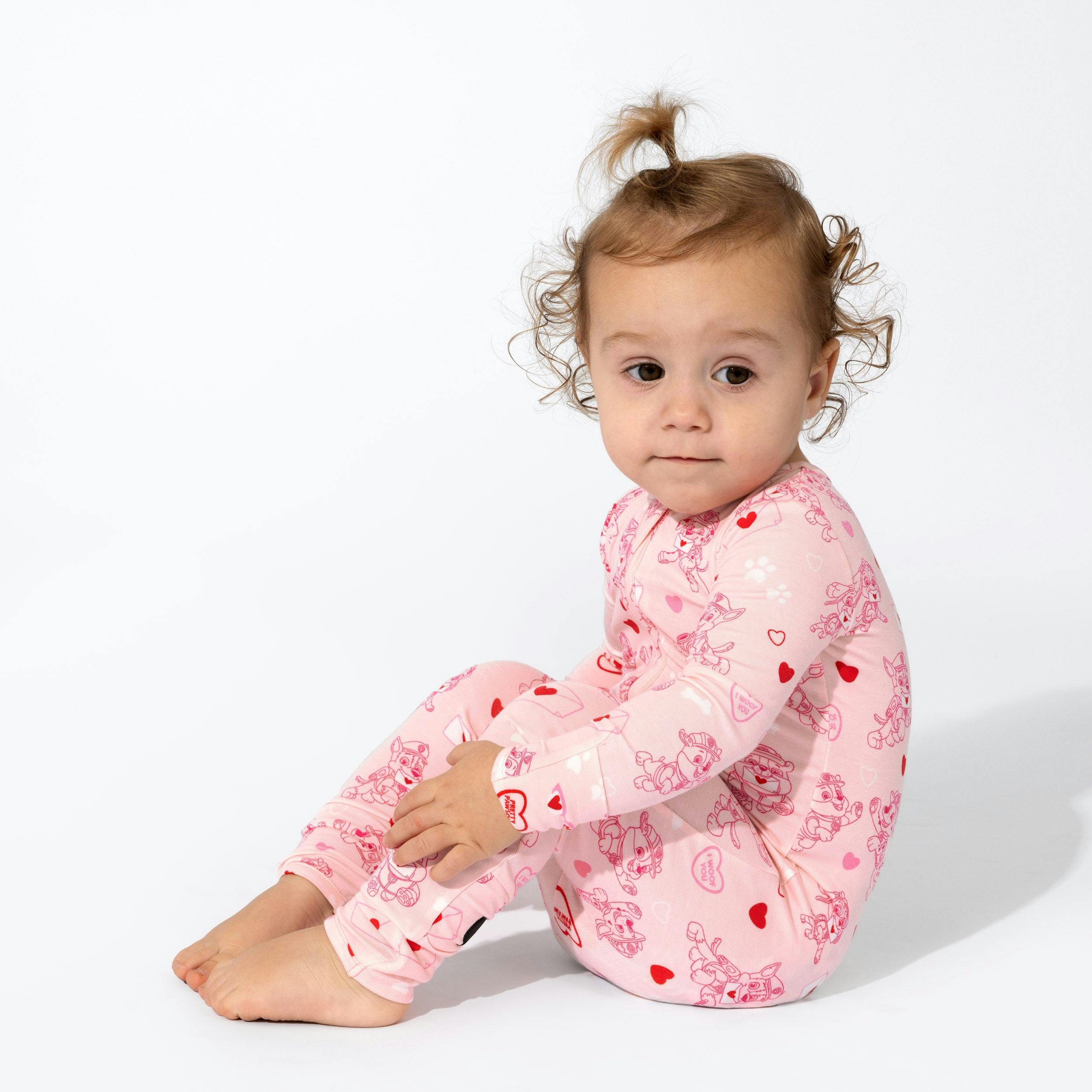 PAW Patrol: Love Paws Pink Bamboo Convertible Footie