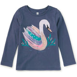 Painted Graphic Tee, Blue