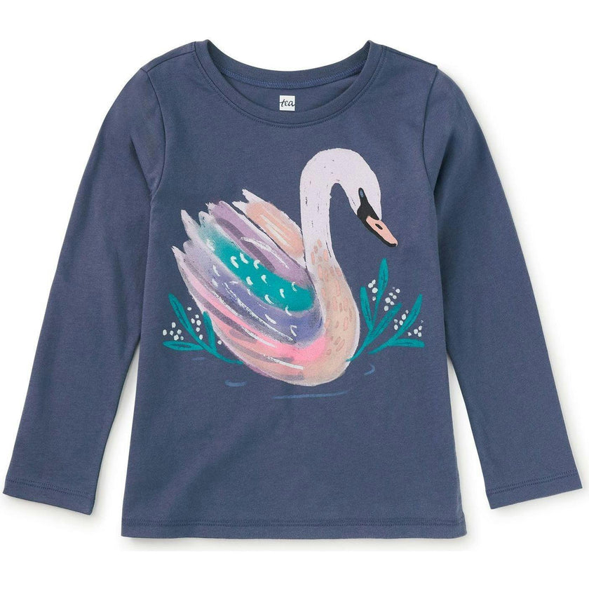 Painted Graphic Tee, Blue