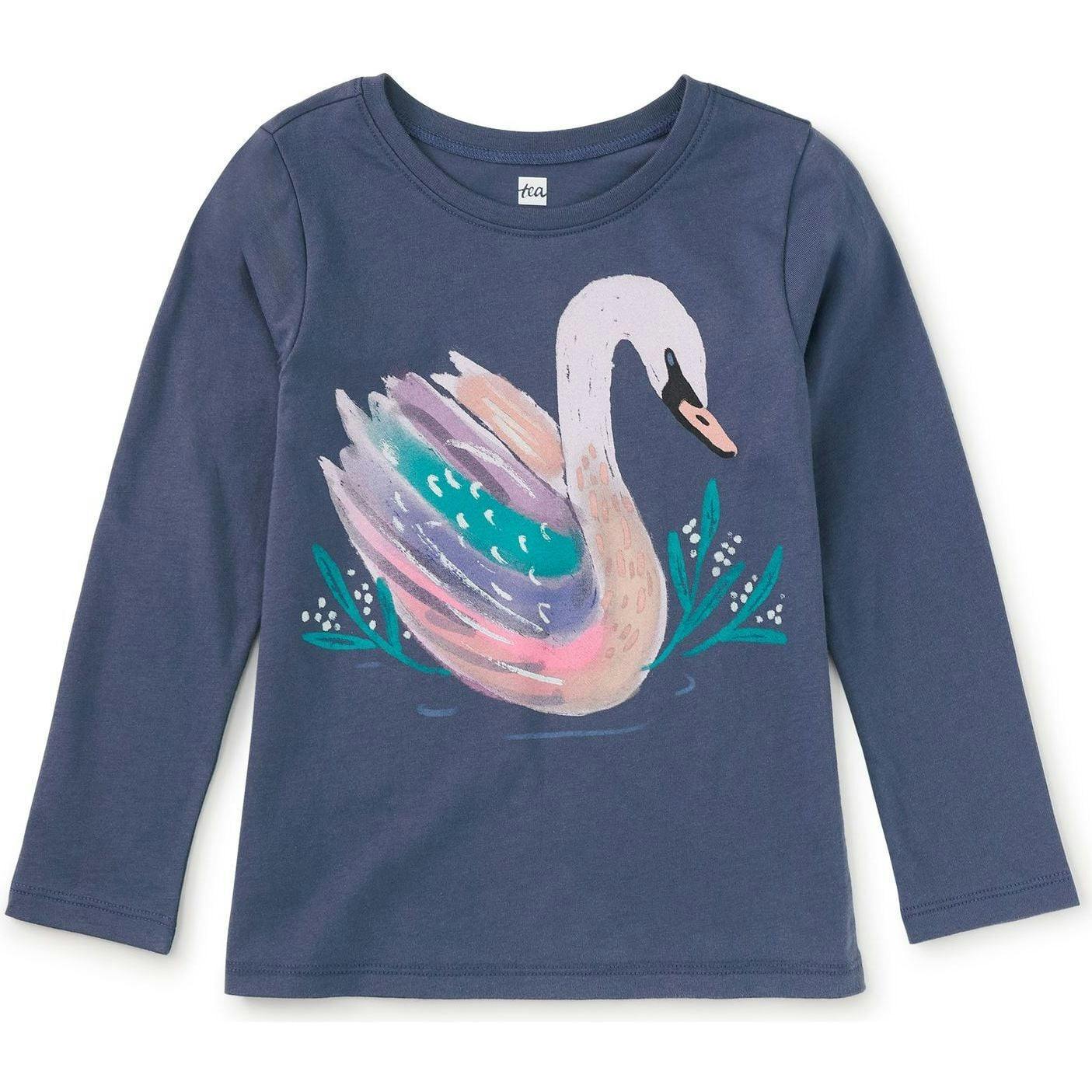 Painted Graphic Tee, Blue
