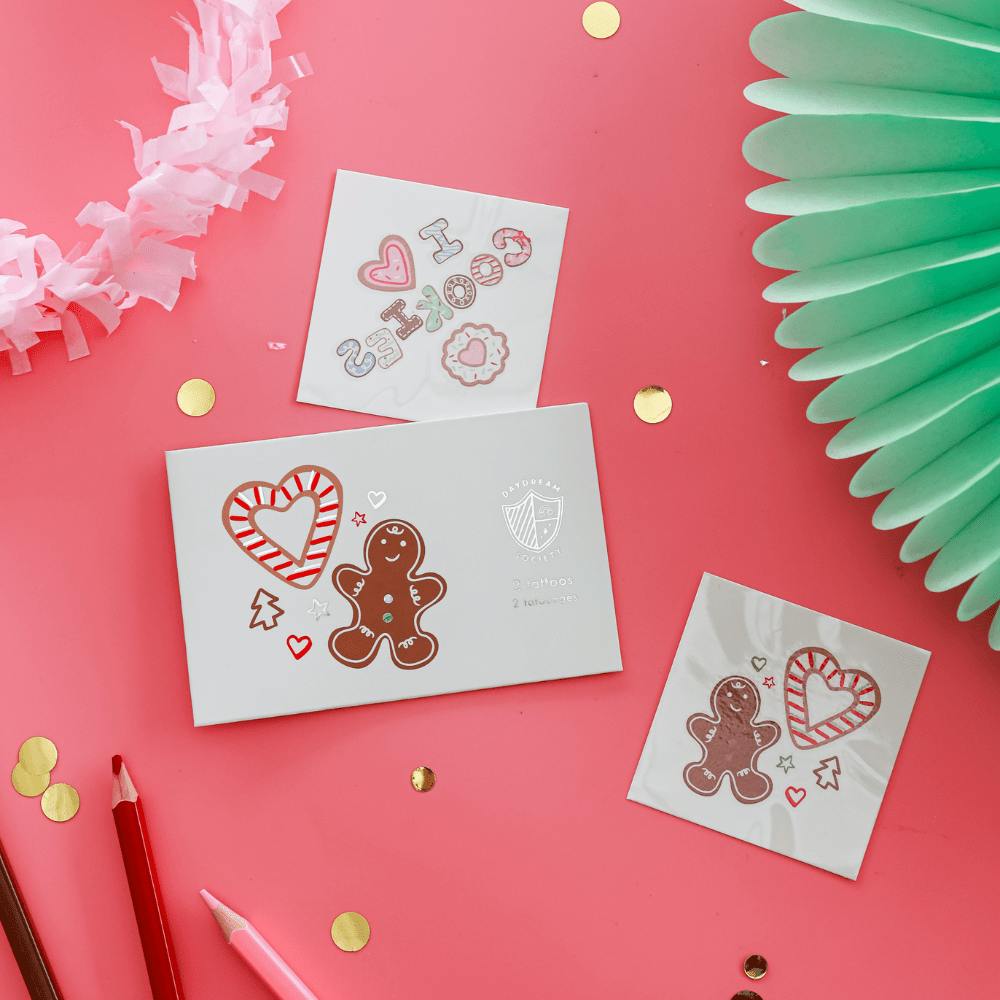 Baking Spirits Bright Cookie Temporary Tattoos