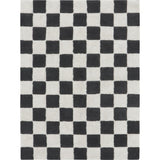 Kitchen Tiles Checkerboard Pattern Washable Rug