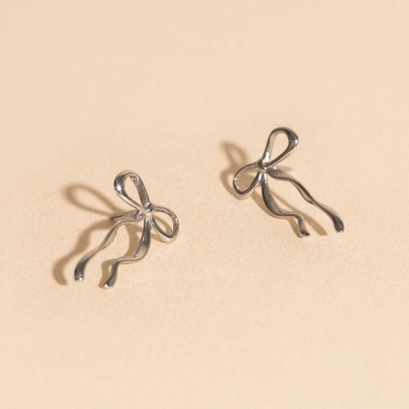 Dainty Bow Stud Earrings