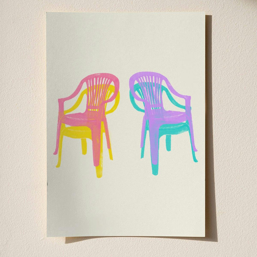 TIERRA CALIENTE CHAIRS POSTER