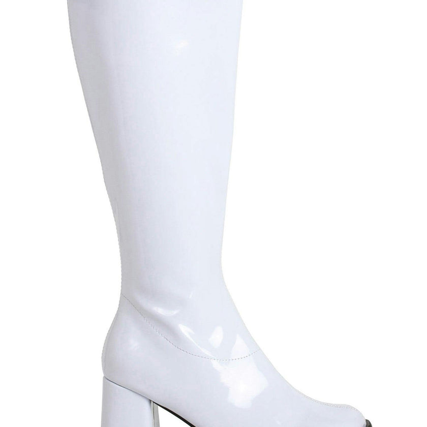 3-inch Wide Width Women's GoGo Boot - White