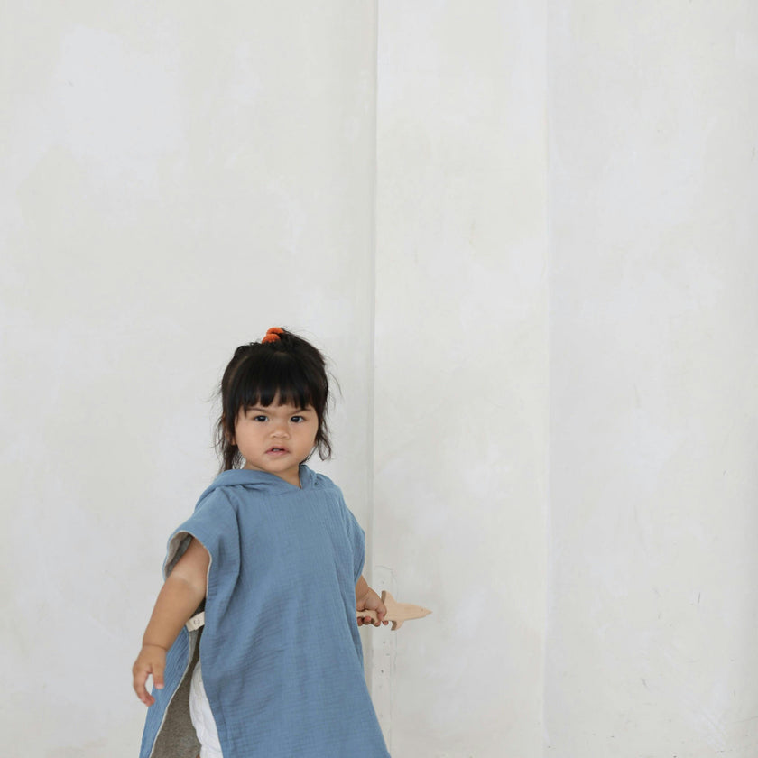 Reversible Hooded Poncho