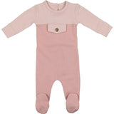 Snap Pocket Long Sleeve Footie