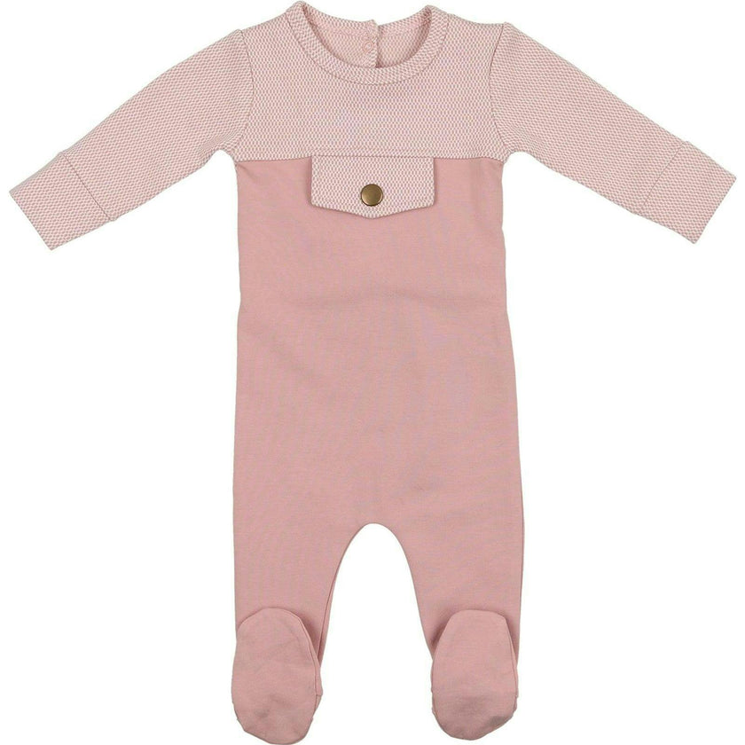 Snap Pocket Long Sleeve Footie