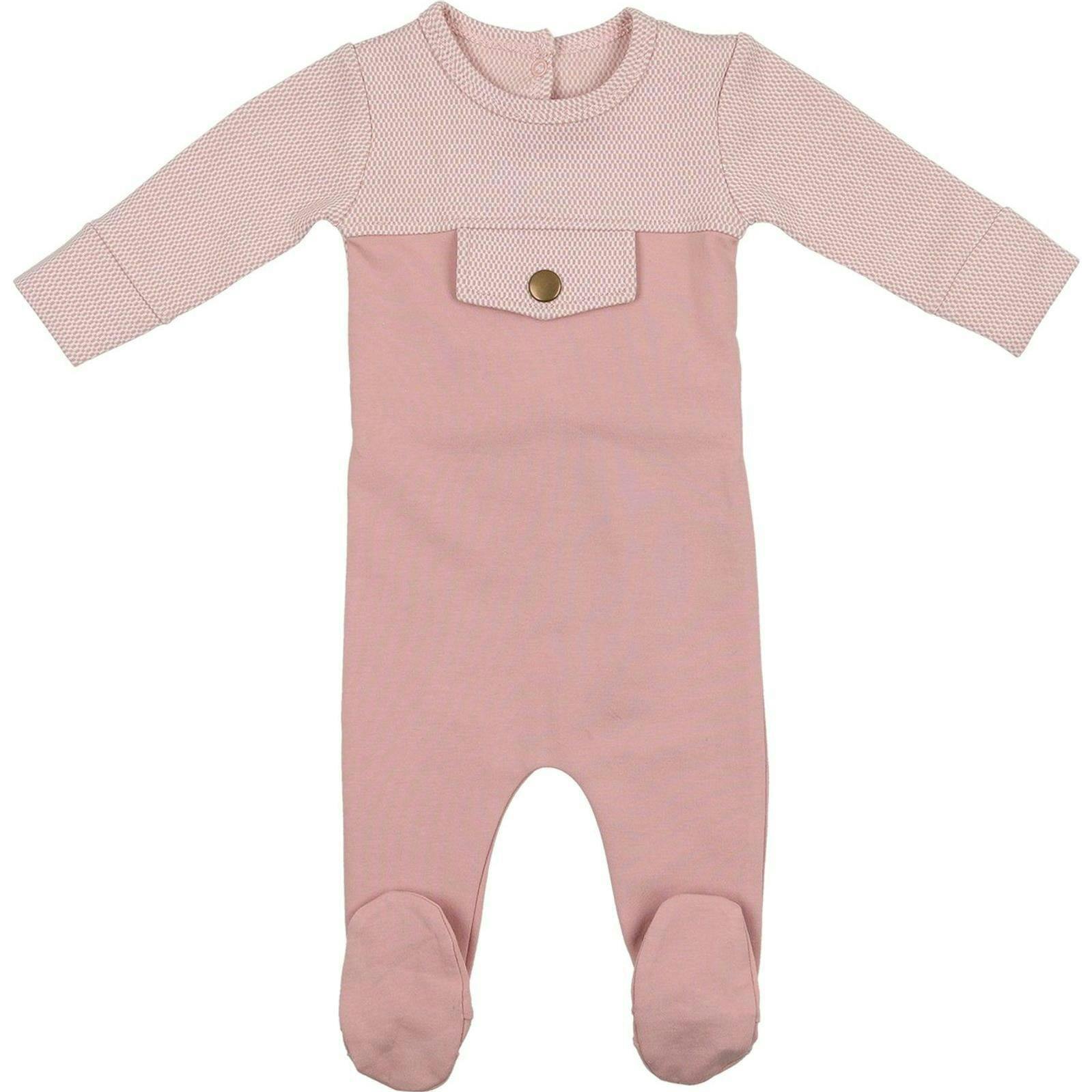 Snap Pocket Long Sleeve Footie
