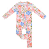 Bamboo Convertible Zip-Up Footie Pajama - Penelope