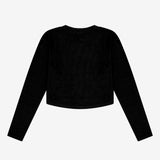 Tenly Rayon Rib Curved Hem L/S Top