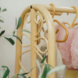 Handcrafted - Belle Kids Montessori Clothing Rack (Natural) - Rattan Wicker