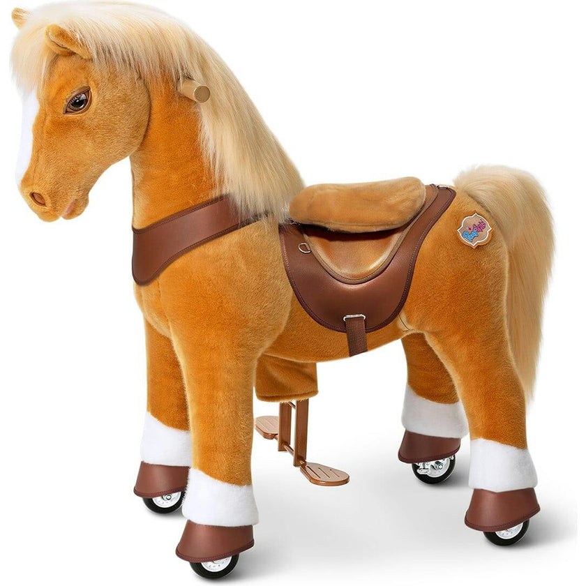Model Y® Horse Ride-On Toy Age 3–4 – Light Brown