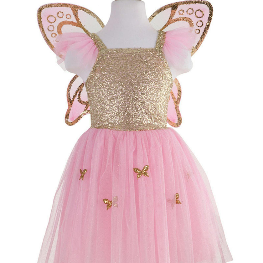 Sequins Butterfly Dress & Wings