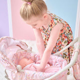 Olivia's Little World Confetti Doll Classic Stroller with Removable Bassinet