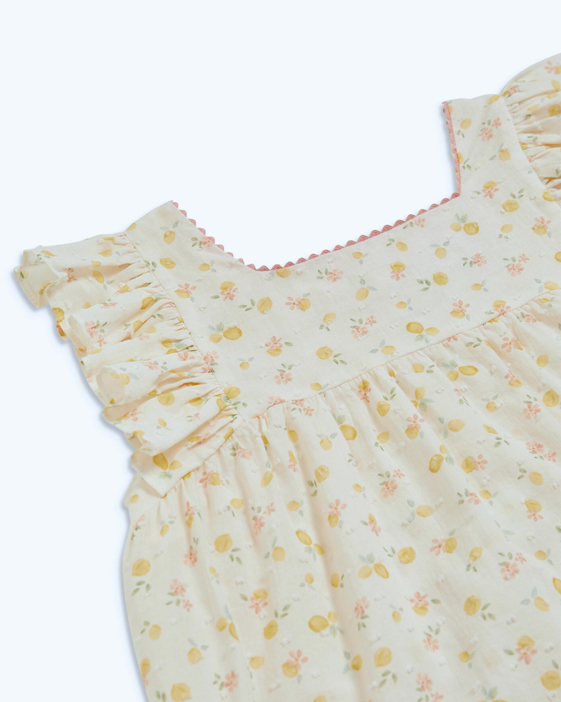Clelia Top Printed Plumetis