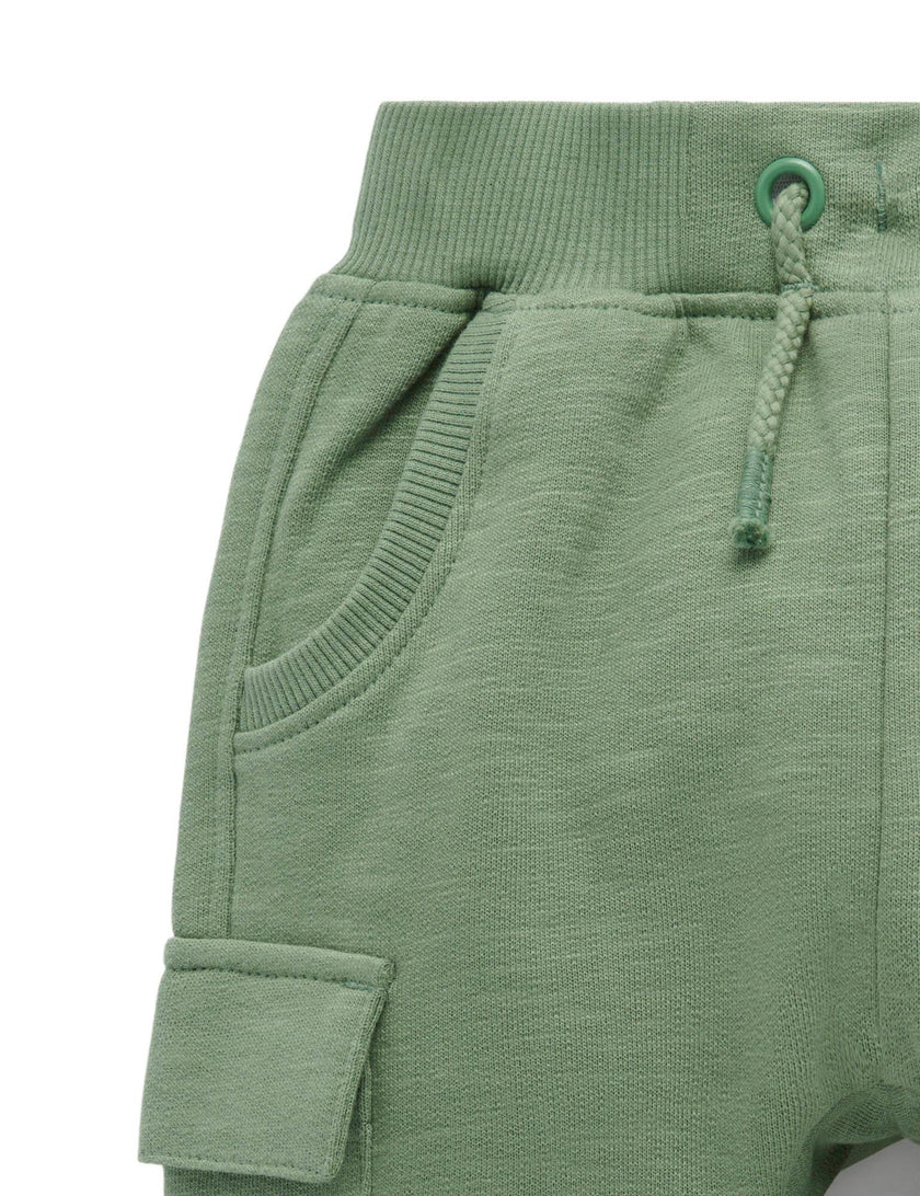 Dragon Tee & Cargo Pant Set Ice