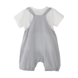 Gray Rocking Horse Romper