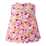 Ice Cream Scalloped Short Set