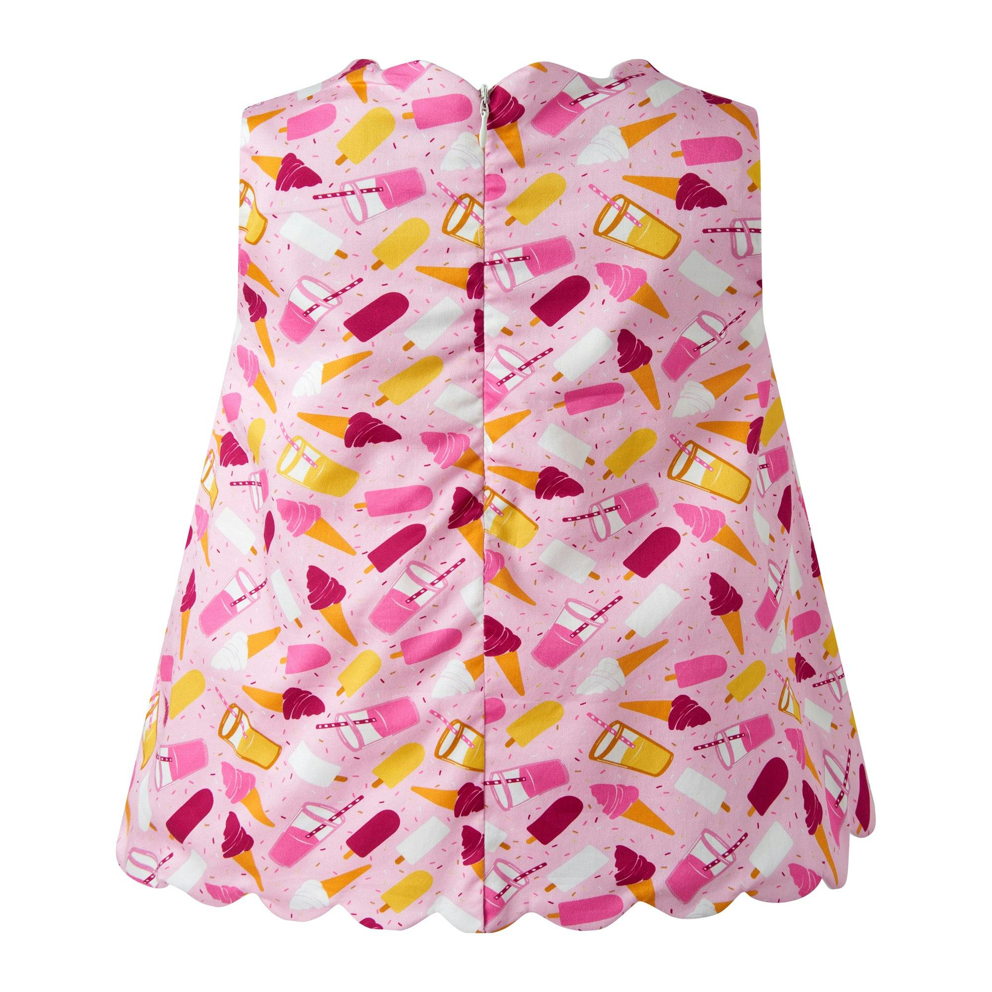 Ice Cream Scalloped Short Set