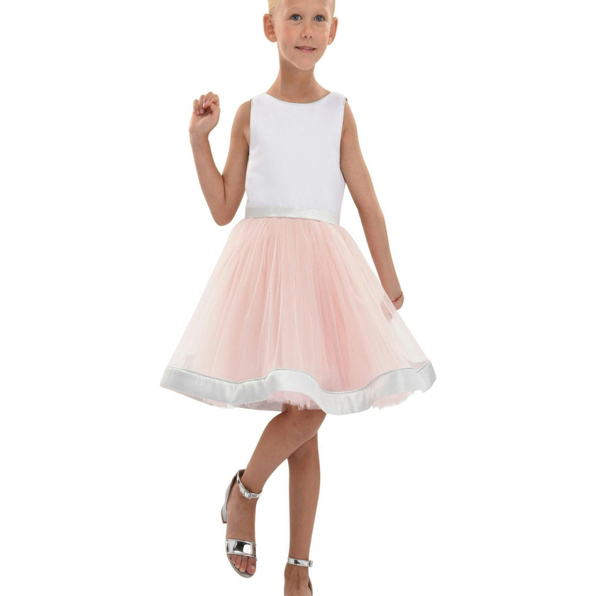 White Emory Bow Dress