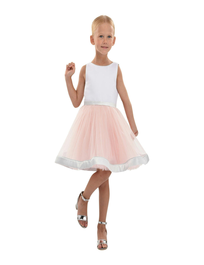 White Emory Bow Dress