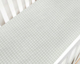 Picnic Gingham Crib Sheet - Green