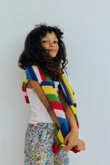 Canela Jumper Tulip Red Multicolor Stripes