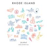 Rhode Island Two Piece Kids Pajamas