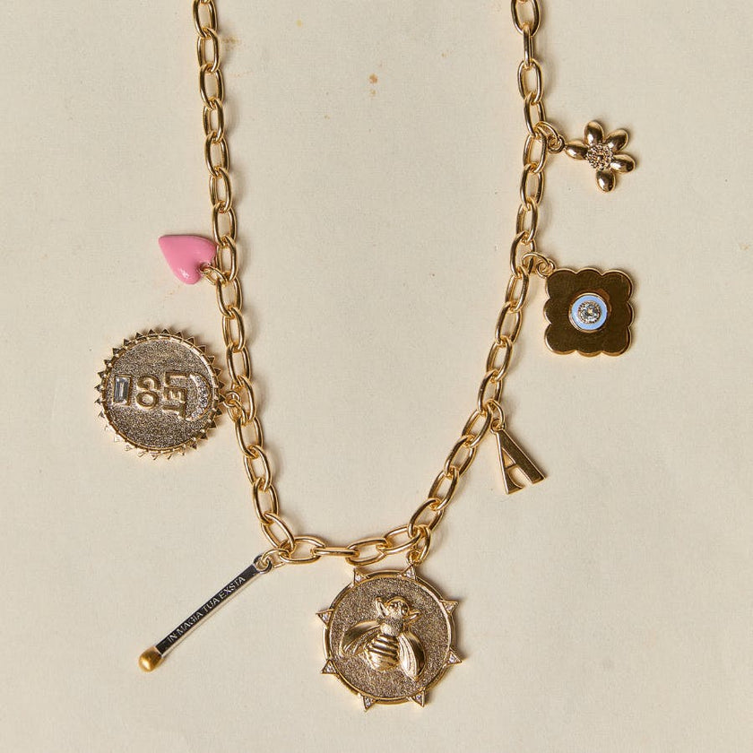 Loves Me Flower Charm