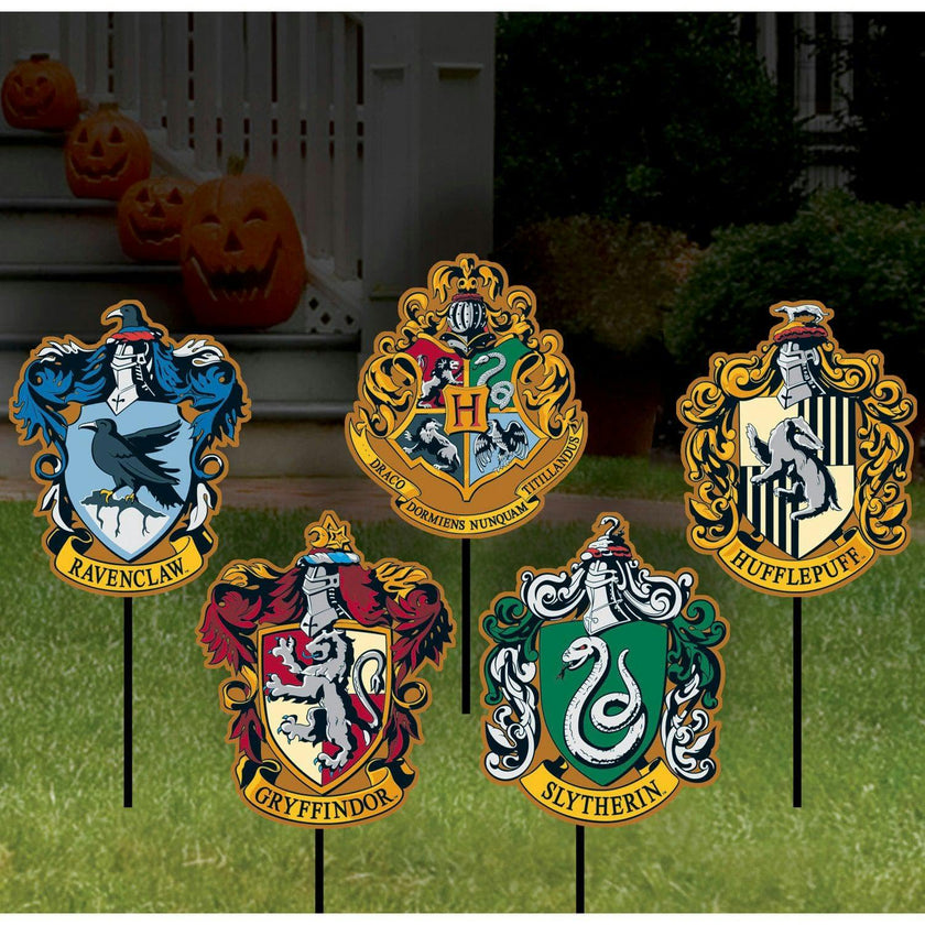 Harry Potter House Crests Sets Lawn Decor