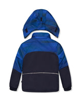 Two Piece Play Snowsuit Navy Blue and Orange with Blue Pants
